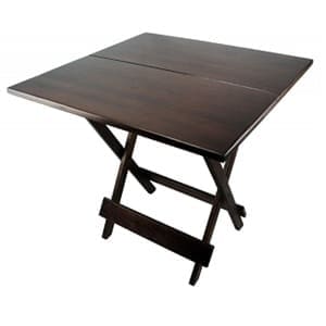 aluguel-mesa-madeira-dobravel quadrada 0,70 x 0,70