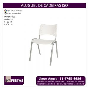 Aluguel de Cadeiras ISO