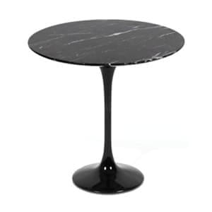 aluguel mesa lateral Saarinen – Nero Marquina