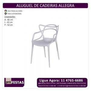 Aluguel Cadeiras Allegra branca