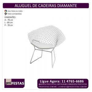 Locação de Cadeiras Diamante