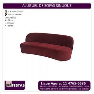 Aluguel de Sofás Sinous