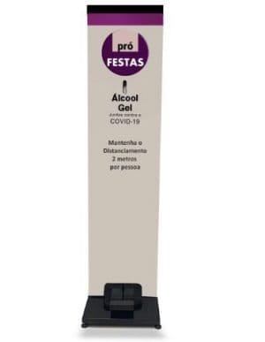 Aluguel de Totem de Álcool em Gel