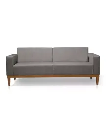 Aluguel de sofá para eventos na cor cinza